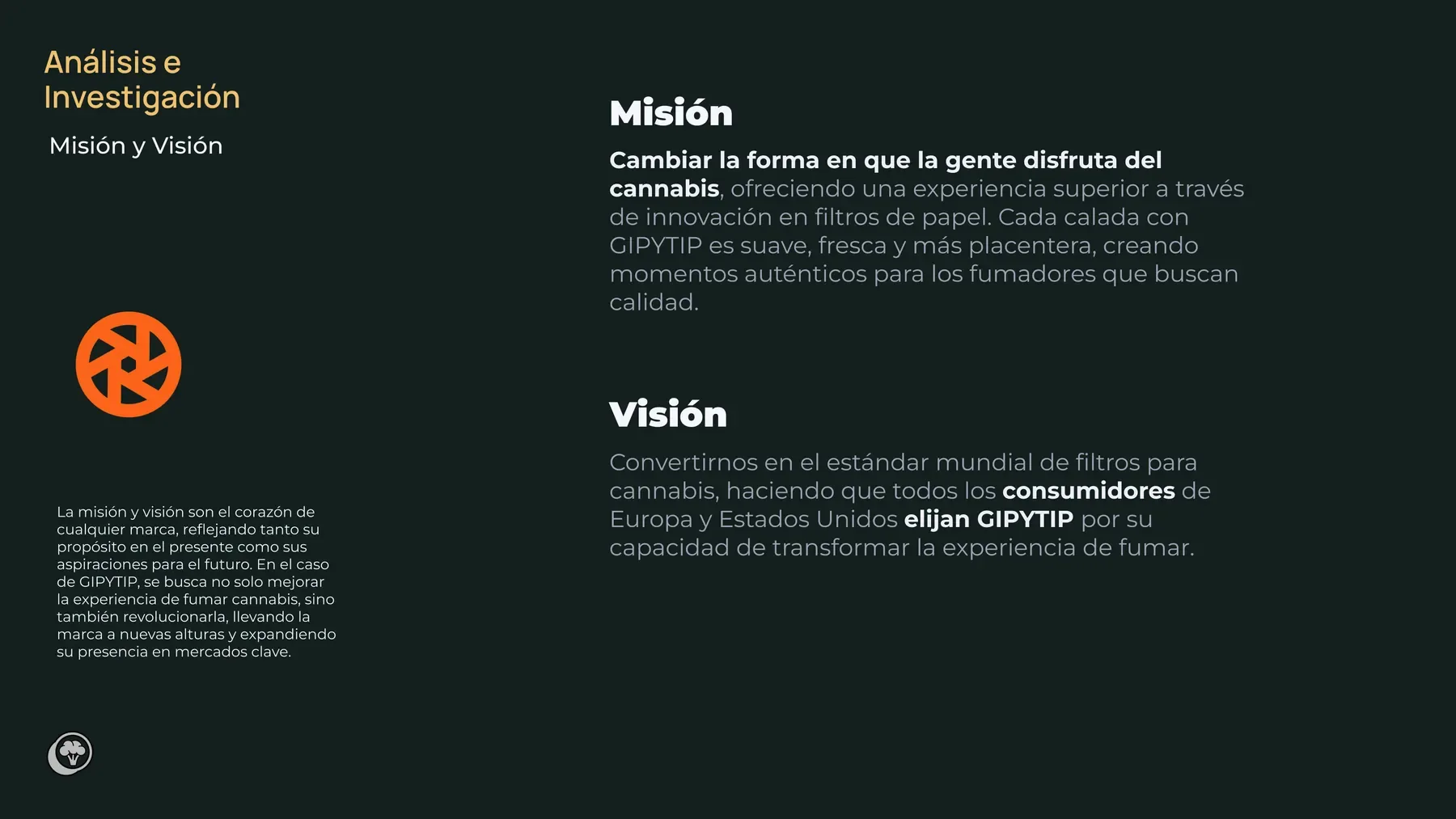 Misión y visión de Gipytip