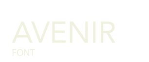 La palabra Avenir compuesta en Avenir