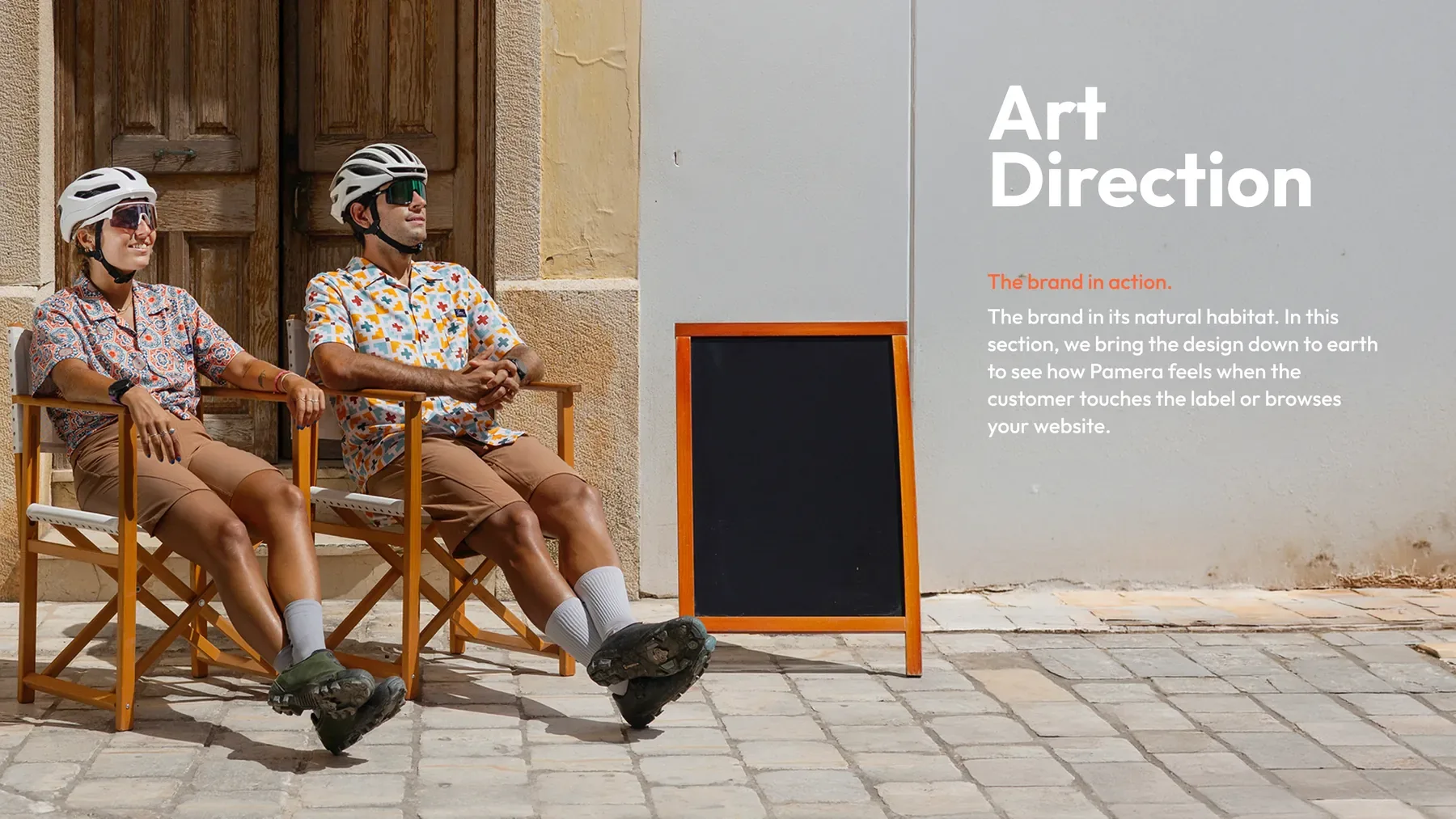 Dirección de arte de Pamera, la marca en su hábitat