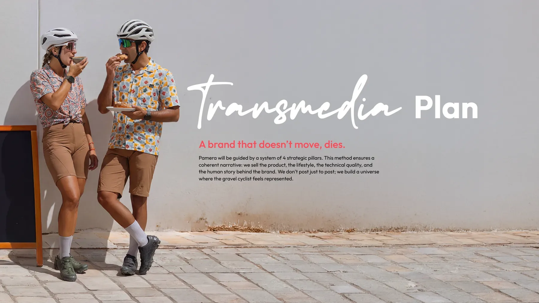 Lámina del plan transmedia de Pamera