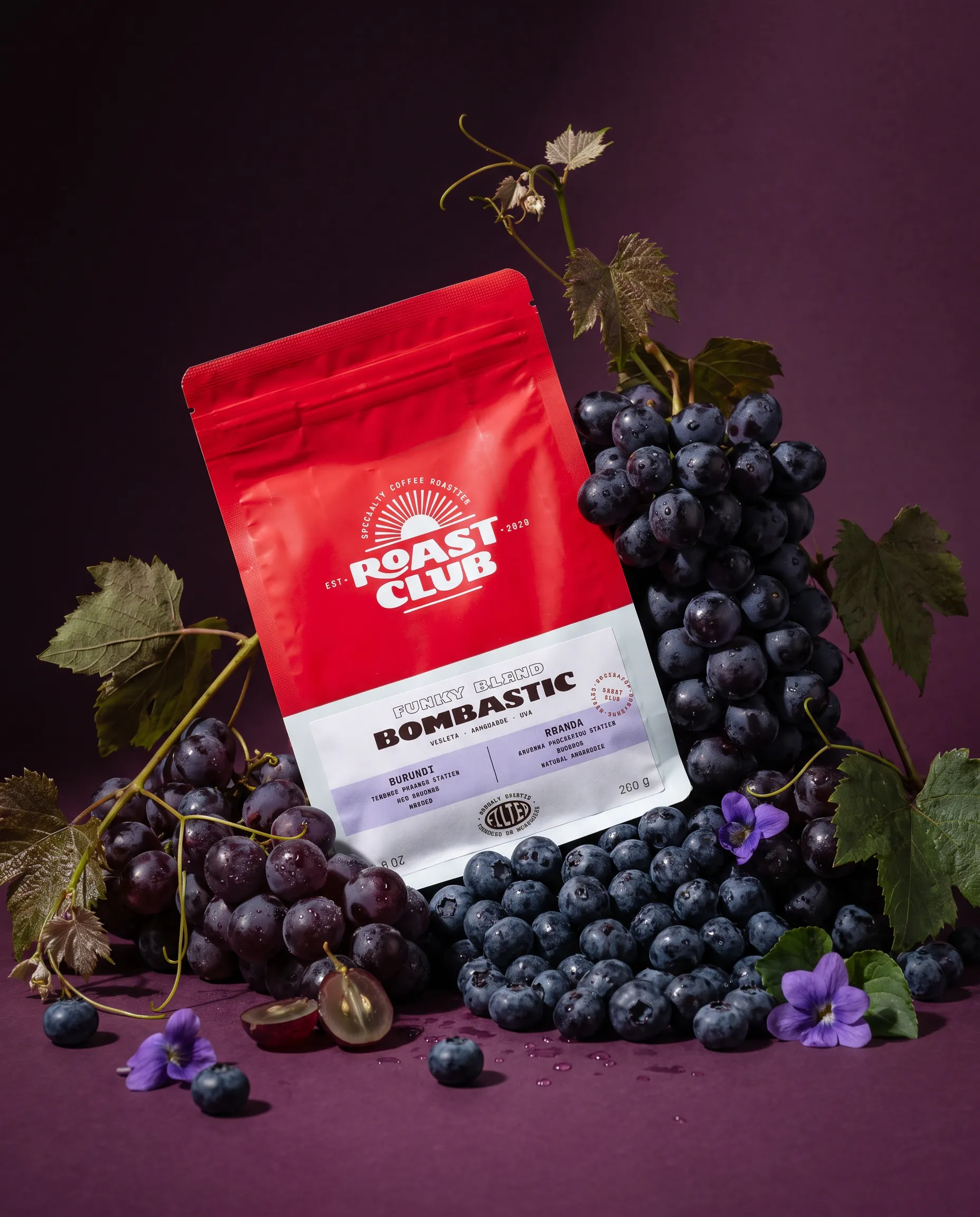 Bombastic — La línea de blends de Roast Club, cada uno con su fruta