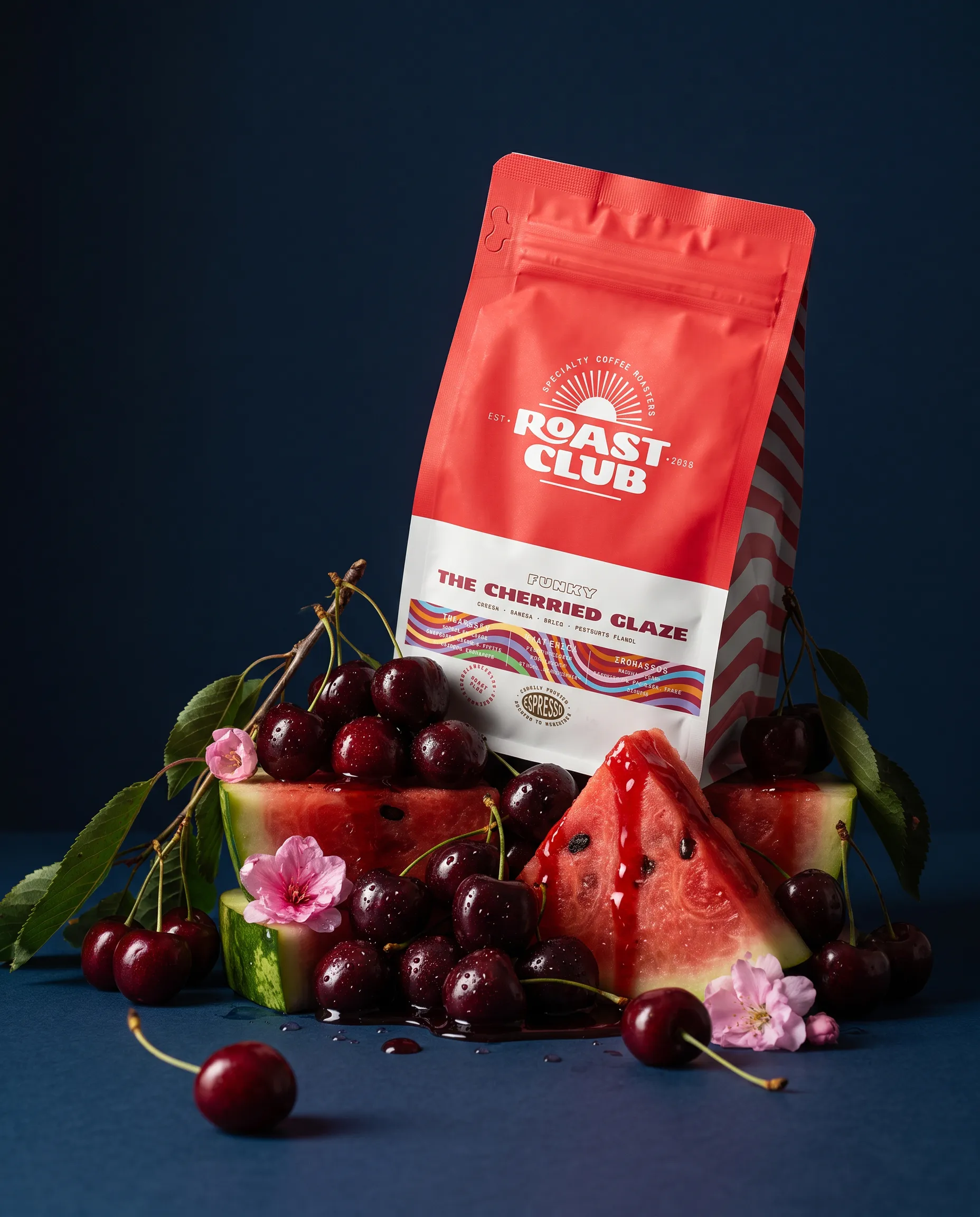 The Cherried Glaze — La línea de blends de Roast Club, cada uno con su fruta