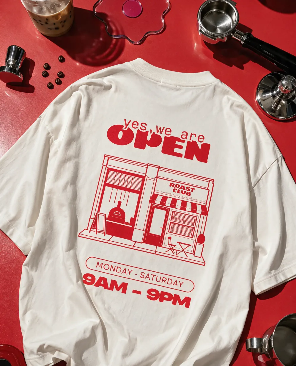 Camiseta OPEN extendida